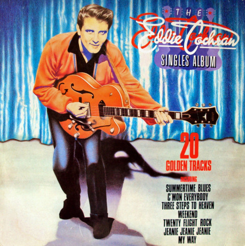 Eddie Cochran - Singles Album - Used Vinyl Record image 1