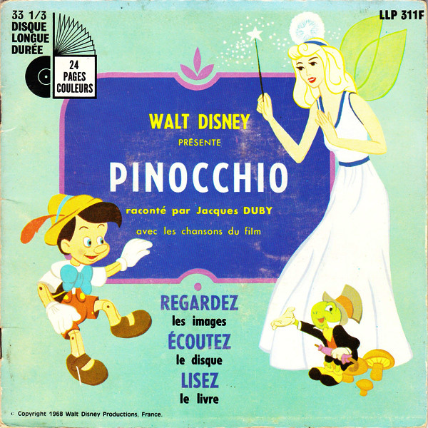 Jacques Duby - Pinocchio - Used Vinyl Record 7" image 1