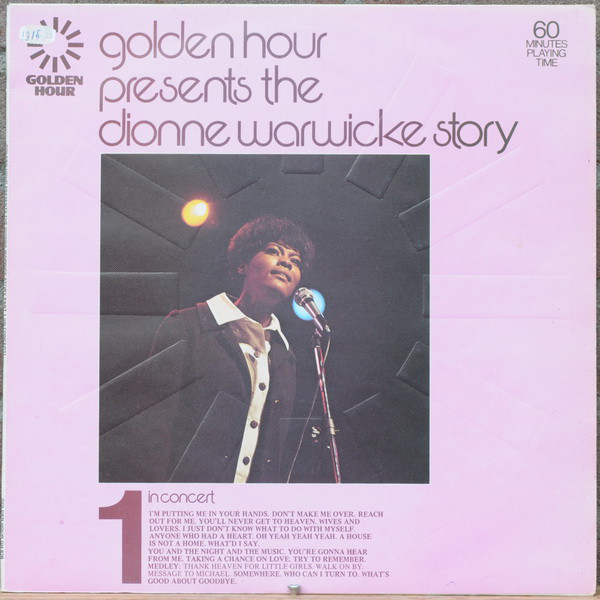 Dionne Warwick - Golden Hour Presents The e Story Part 1 - In Concert image 1