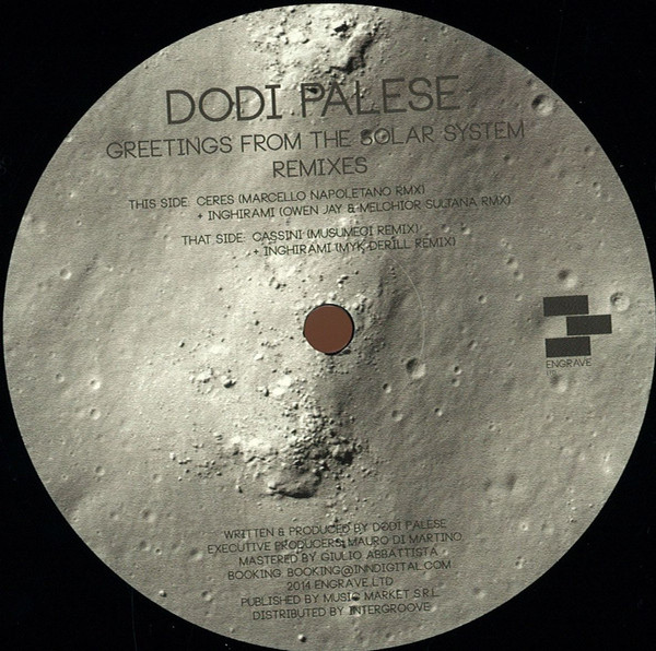Dodi Palese - Greeting From The Solar System Remixes - Vinyl Record 1 image 1