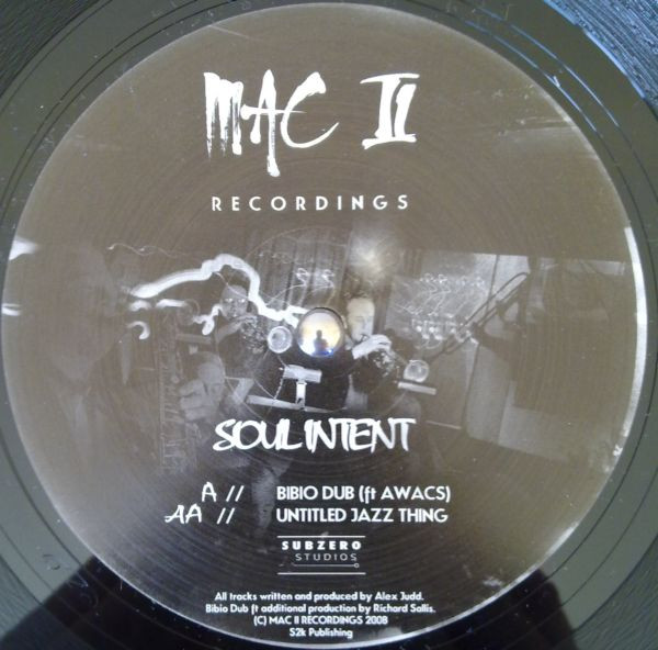 Soul Intent - Bibo Dub / Untitled Jazz Thing - Vinyl Record 12" image 1