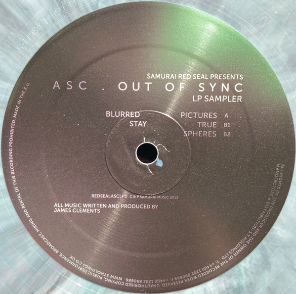 ASC - Out Of Sync LP Sampler - Vinyl Record 12" image 1