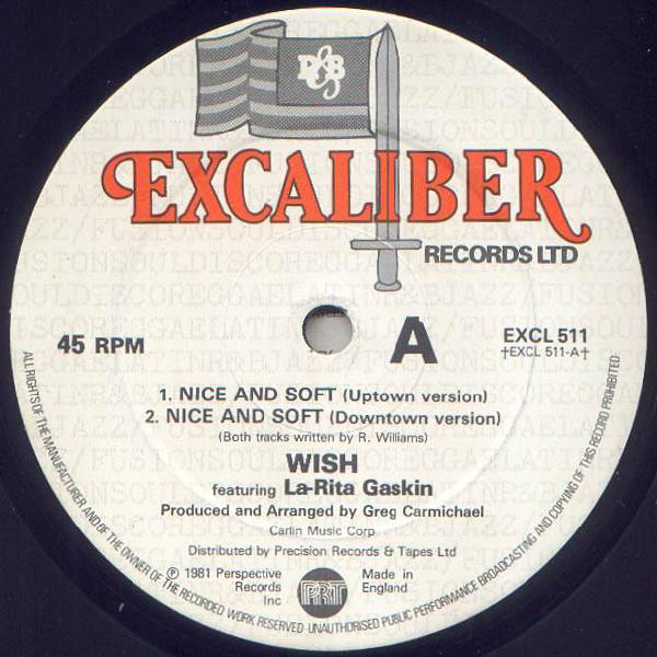 Wish - Nice And Soft - Used Vinyl Record 12" image 1