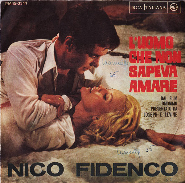 Nico Fidenco - L'Uomo Che Non Sapeva Amare - Used Vinyl Record 7" image 1