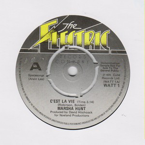 Marsha Hunt - C'est La Vie - Used Vinyl Record 7" image 1
