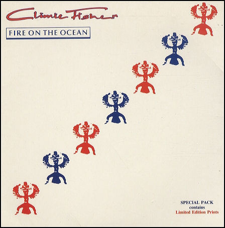 Climie Fisher - Fire On The Ocean - Used Vinyl Record 7" image 1