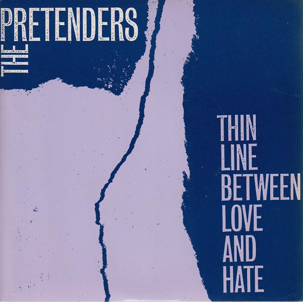 Pretenders - Thin Line Between Love And Hate - Used Vinyl Record 7" image 1