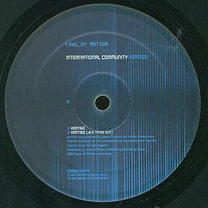 International Commun - Vertigo - Used Vinyl Record 12" image 1