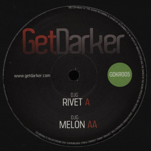 DJG - Rivet / Melon - Vinyl Record 12" image 1