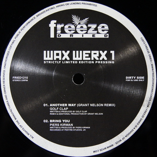 Various - Wax Werx 1 - Vinyl Record 12" image 1