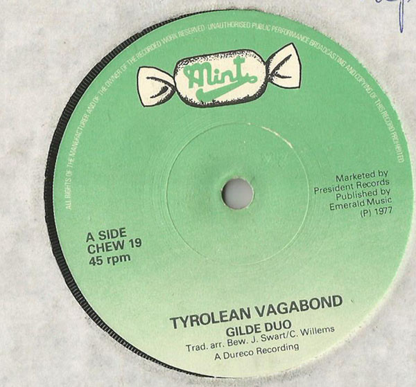 Gilde Duo - Tyrolean Vagabond - Used Vinyl Record 7" image 1