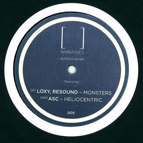 Blocks & Escher - Monsters / Heliocentric - Vinyl Record 12" image 1