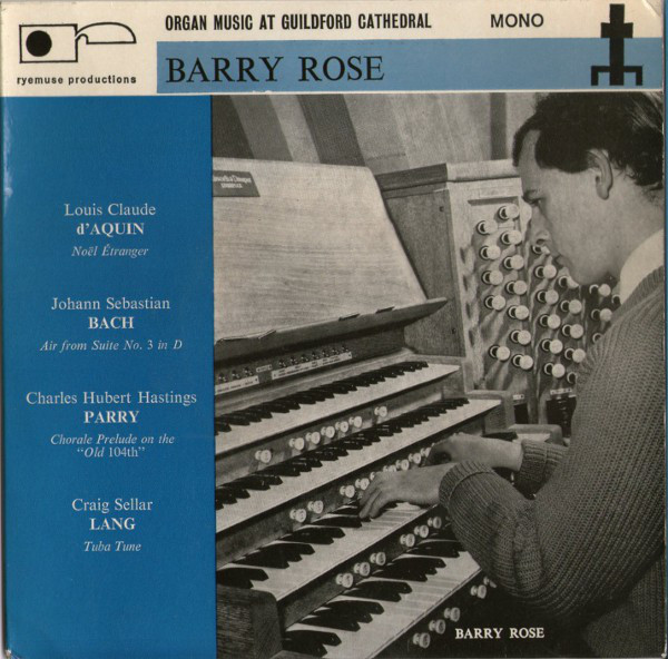 Barry Rose - Organ Music At Guildford Cathedral - Used Vinyl Record 7 image 1