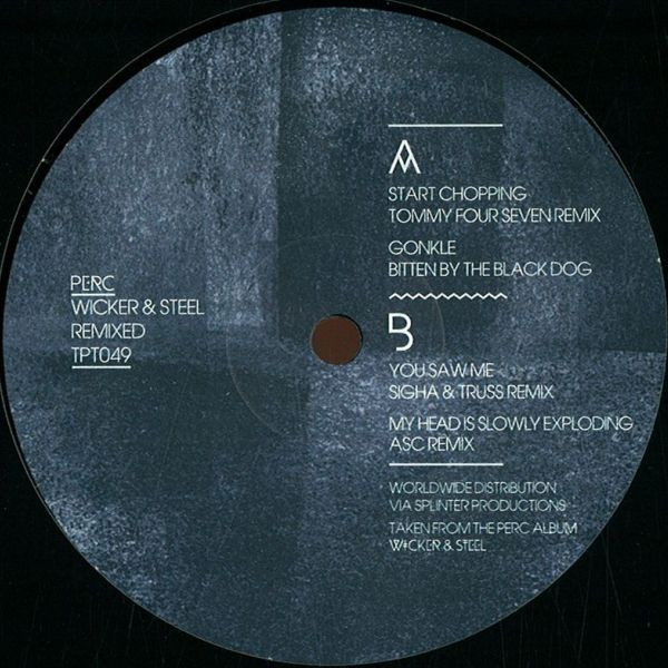 Perc - Wicker & Steel Remixed - Vinyl Record 12" image 1