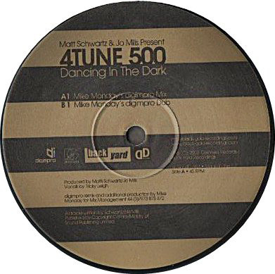 4Tune 500 - Dancing In The Dark (Mike Monday Mixes) - Used Vi image 1