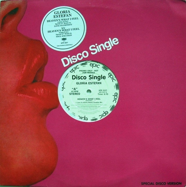 Gloria Estefan - Heaven's What I Feel - Used Vinyl Record 12" image 1