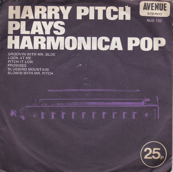 Harry Pitch - Plays Harmonica Pop - Used Vinyl Record 7" image 1