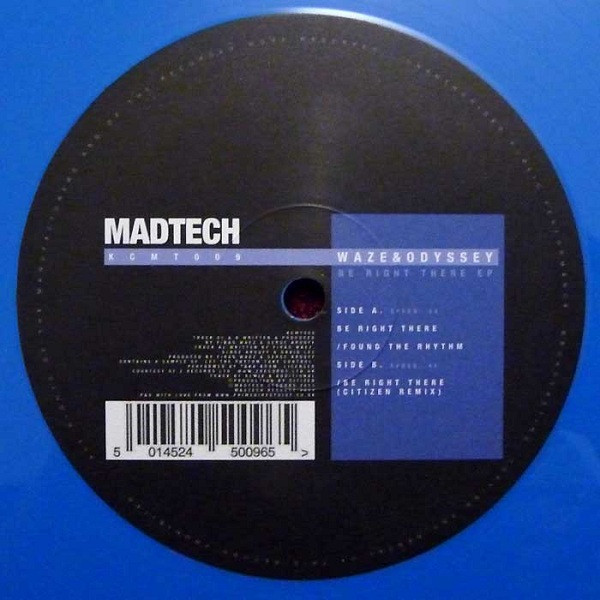 Waze & Odyssey - Be Right There EP - Vinyl Record 12" image 1