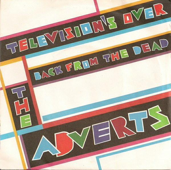 Adverts - Television's Over / Back From The Dead - Used Vinyl Record image 1