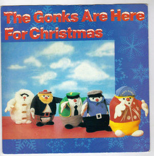 Gonks - Are Here For Christmas - Used Vinyl Record 7" image 1