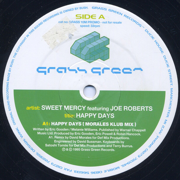 Sweet Mercy - Happy Days - Used Vinyl Record 12" image 1