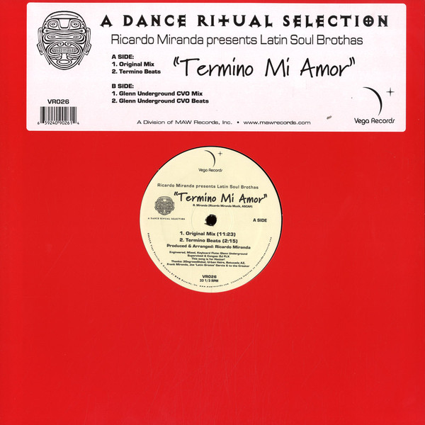 Ricardo Miranda - Termino Mi Amor - Used Vinyl Record 12" image 1