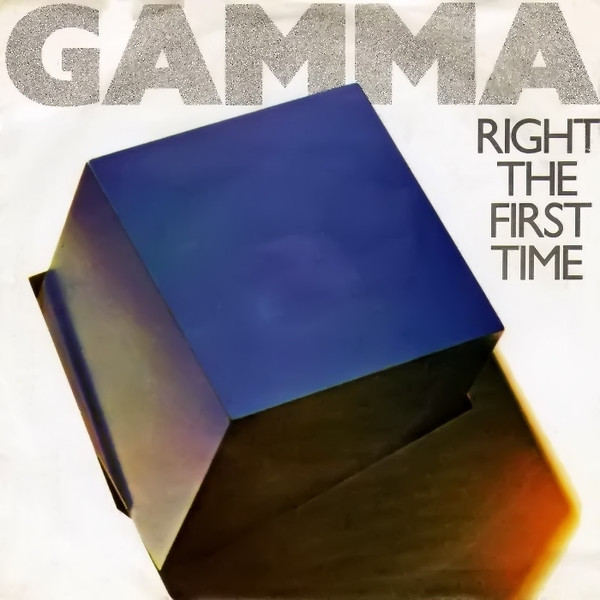 Gamma - Right The First Time - Used Vinyl Record 7" image 1