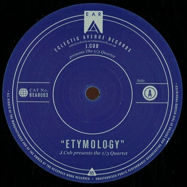 J.Cub - Etymology - Vinyl Record 12" image 1