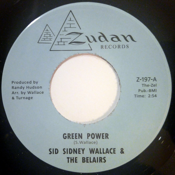 Sid Sidney Wallace & - Green Power / The Grinder - Vinyl Record 7" image 1