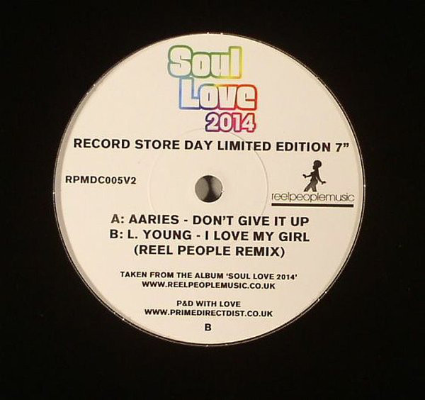 Aaries - Don't Give It Up / I Love My Girl - Vinyl Record 7" image 1