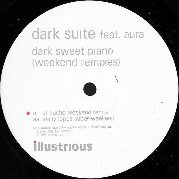 Dark Suite - Dark Sweet Piano (Weekend Remixes) - Used Vinyl image 1