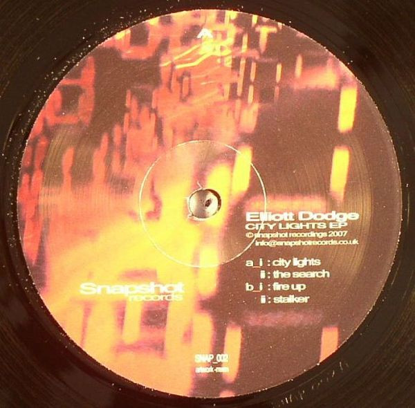 Elliott Dodge - City Lights EP - Vinyl Record 12" image 1