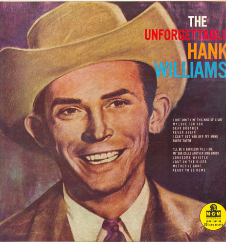 Hank Williams With H - Unforgettable Hank Williams - Used Vinyl Recor image 1