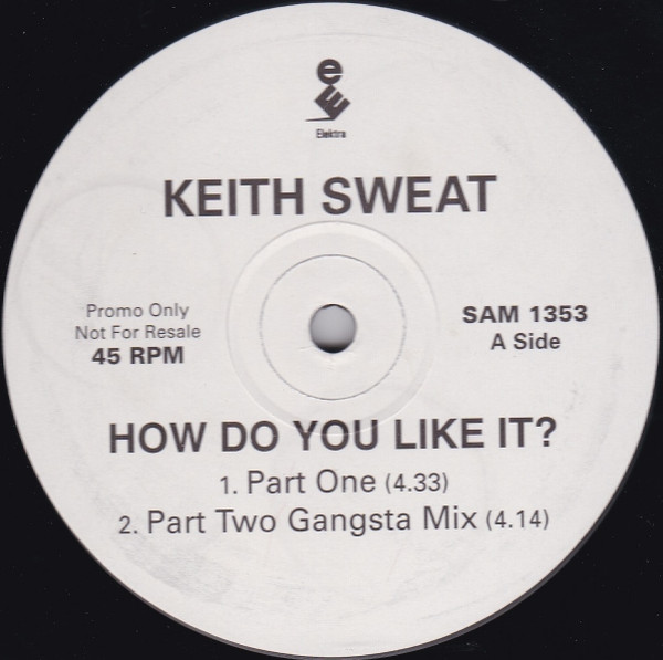 Keith Sweat - How Do You Like It? - Used Vinyl Record 12" image 1
