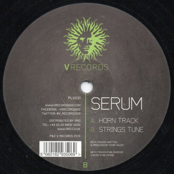 Serum - Horn Track / Strings Tune - Vinyl Record 12" image 1
