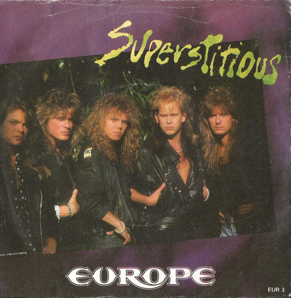 Europe - Superstitious - Used Vinyl Record 7" image 1