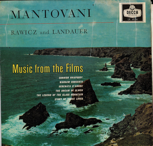 Mantovani - Music From The Films - Used Vinyl Record image 1