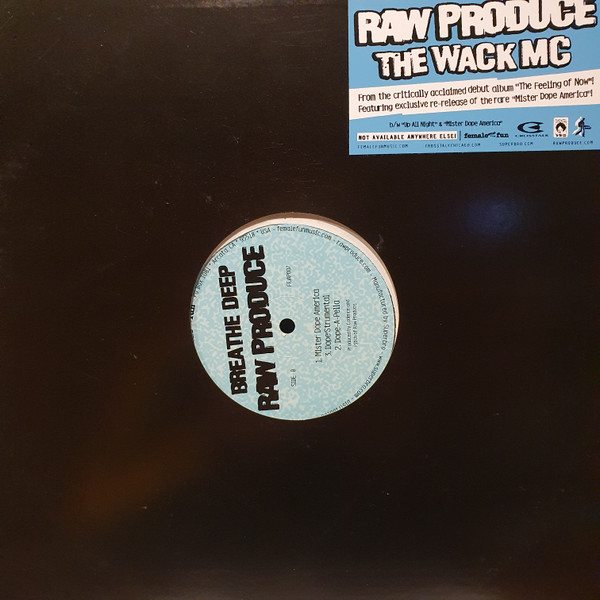 Raw Produce - Wack MC / Up All Night / Mister Dope America - Vinyl Re image 1