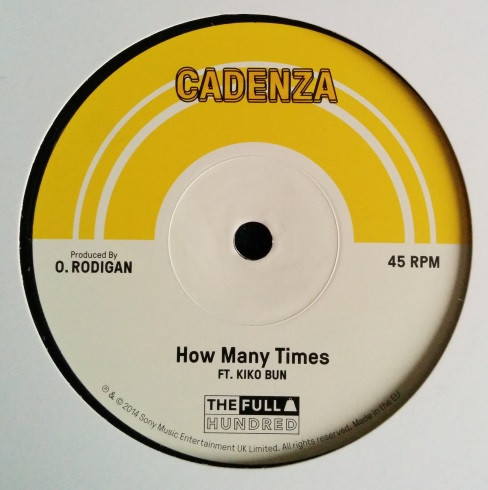 Cadenza - How Many Times - Vinyl Record 7" image 1