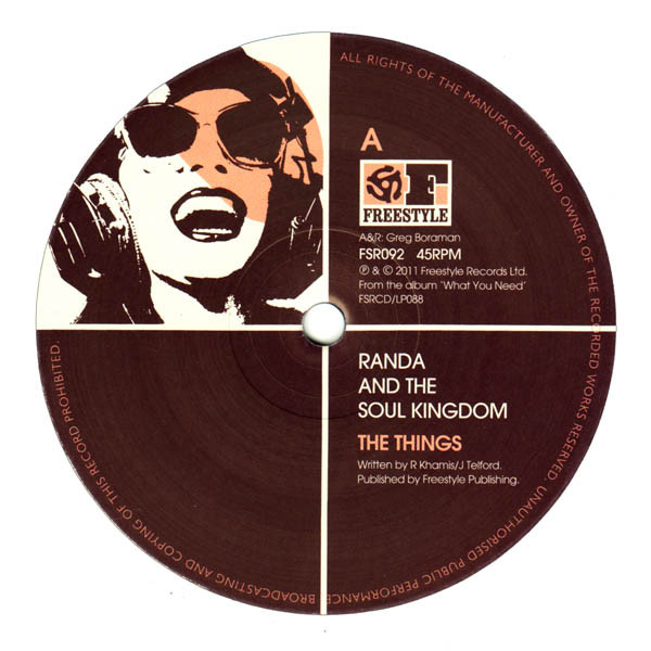 Randa And The Soul K - Things - Vinyl Record 12" image 1