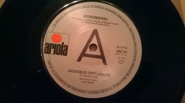Scoundrel - Goodbye City Lights - Used Vinyl Record 7" image 1