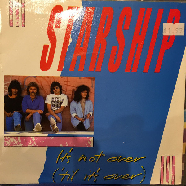 Starship - It's Not Over ('Til It's Over) - Used Vinyl Record 7" image 1