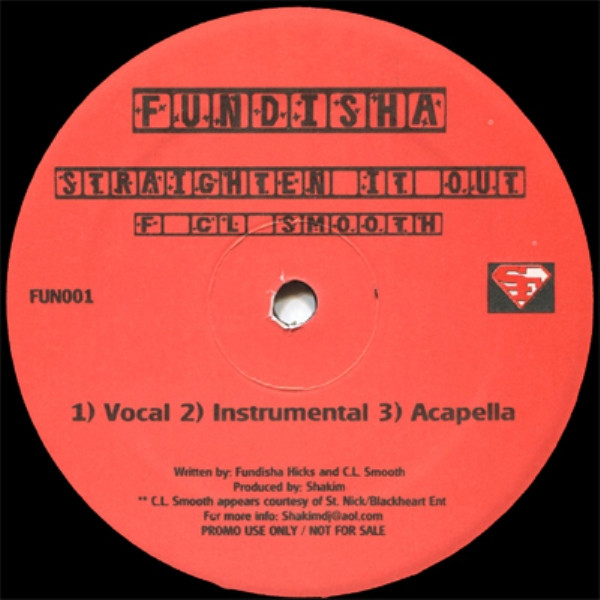 Fundisha - Straighten It Out - Used Vinyl Record 12" image 1