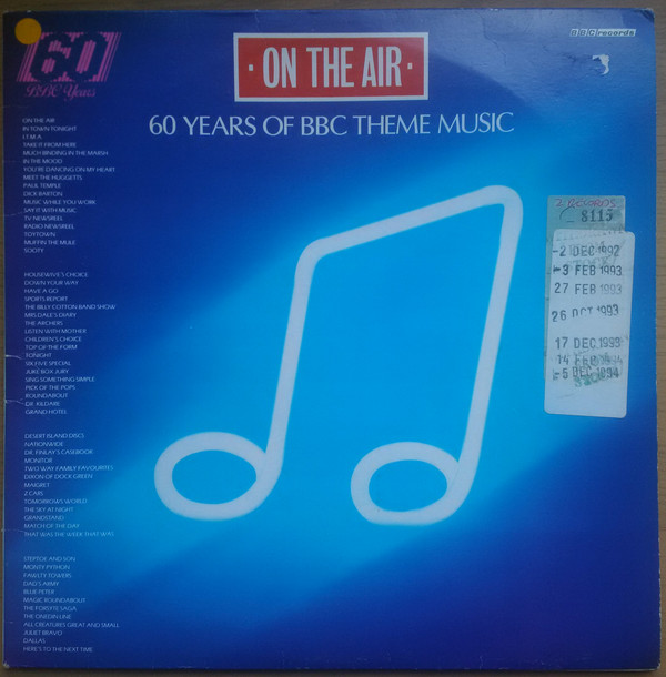 Various - On The Air - 60 Years Of BBC Theme Music - Used Vinyl Record image 1