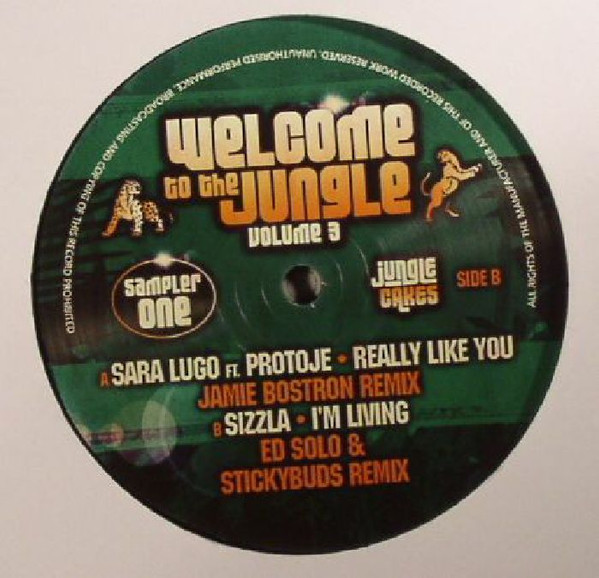 Sara Lugo - Welcome To The Jungle Volume 3 (Sampler One) - Vinyl Reco image 1