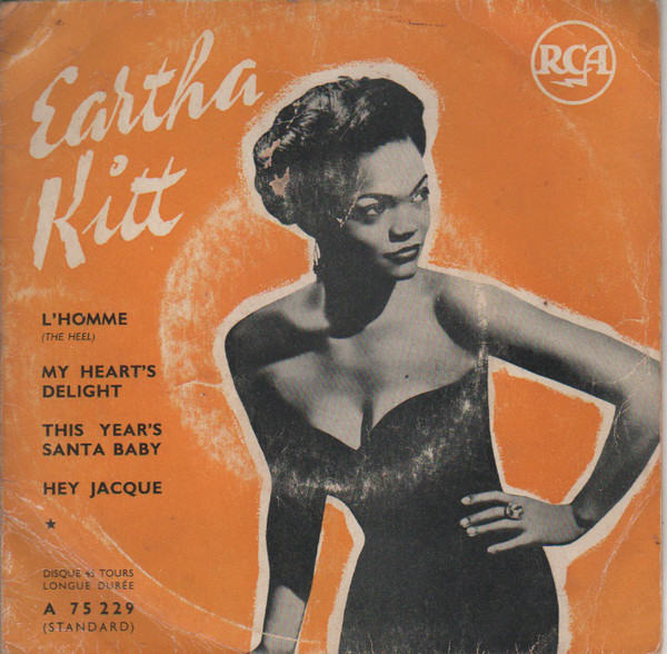 Eartha Kitt - Chante 'L'Homme' - Used Vinyl Record 7" image 1