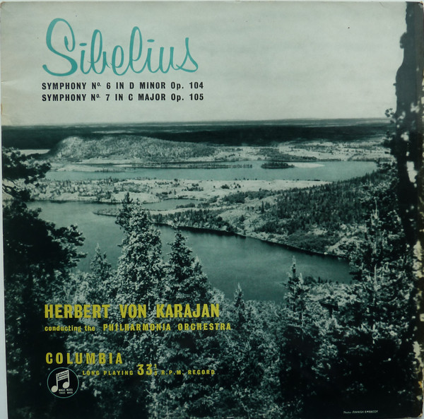 Jean Sibelius - Symphony No. 6 & 7 - Used Vinyl Record image 1