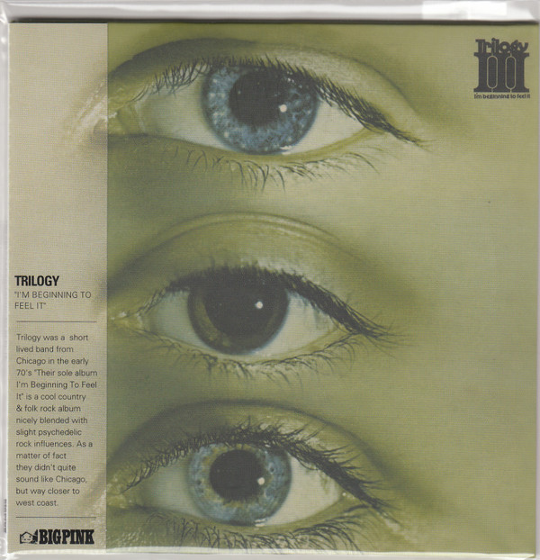 Trilogy - I'm Beginning To Feel It - CD image 1