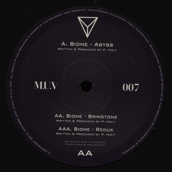 Biome - Abyss / Brimstone / Redux - Vinyl Record 12" image 1