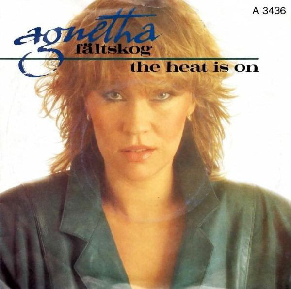 Agnetha Faltskog - Heat Is On - Used Vinyl Record 7" image 1